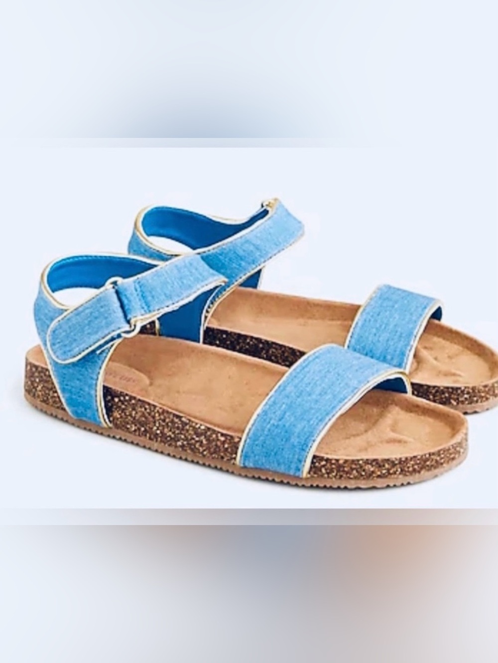 J. Crew chambray sandals